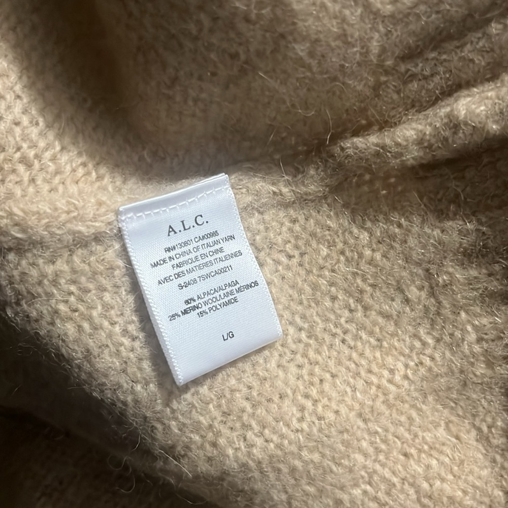 NWT A.L.C Women's. Laine Button-down Knit Cardigan - Picture 8 of 11
